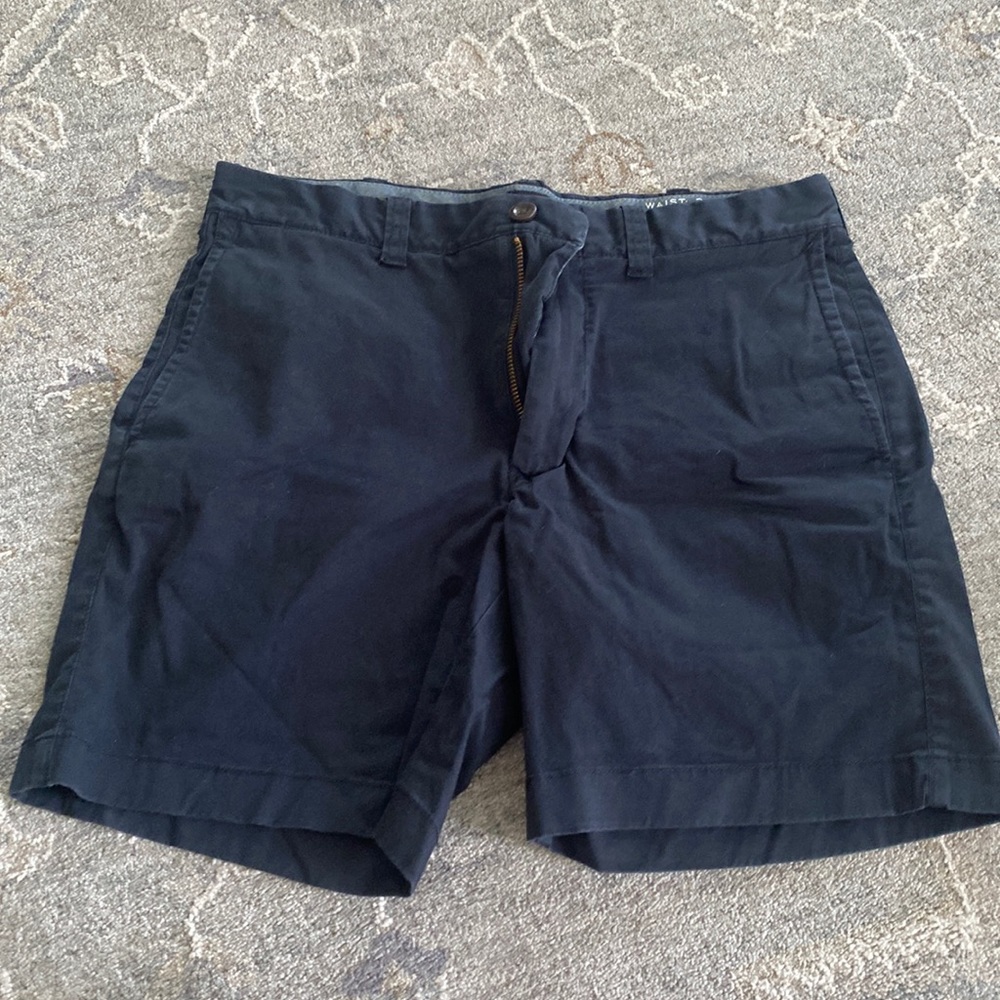 COPY - Mens J Crew navy stretch chino short